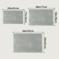 thumbnail image 7 of Unique Bargains Soft Absorbent Washable Thick Bath Rugs Grey 24" x 36", 7 of 7