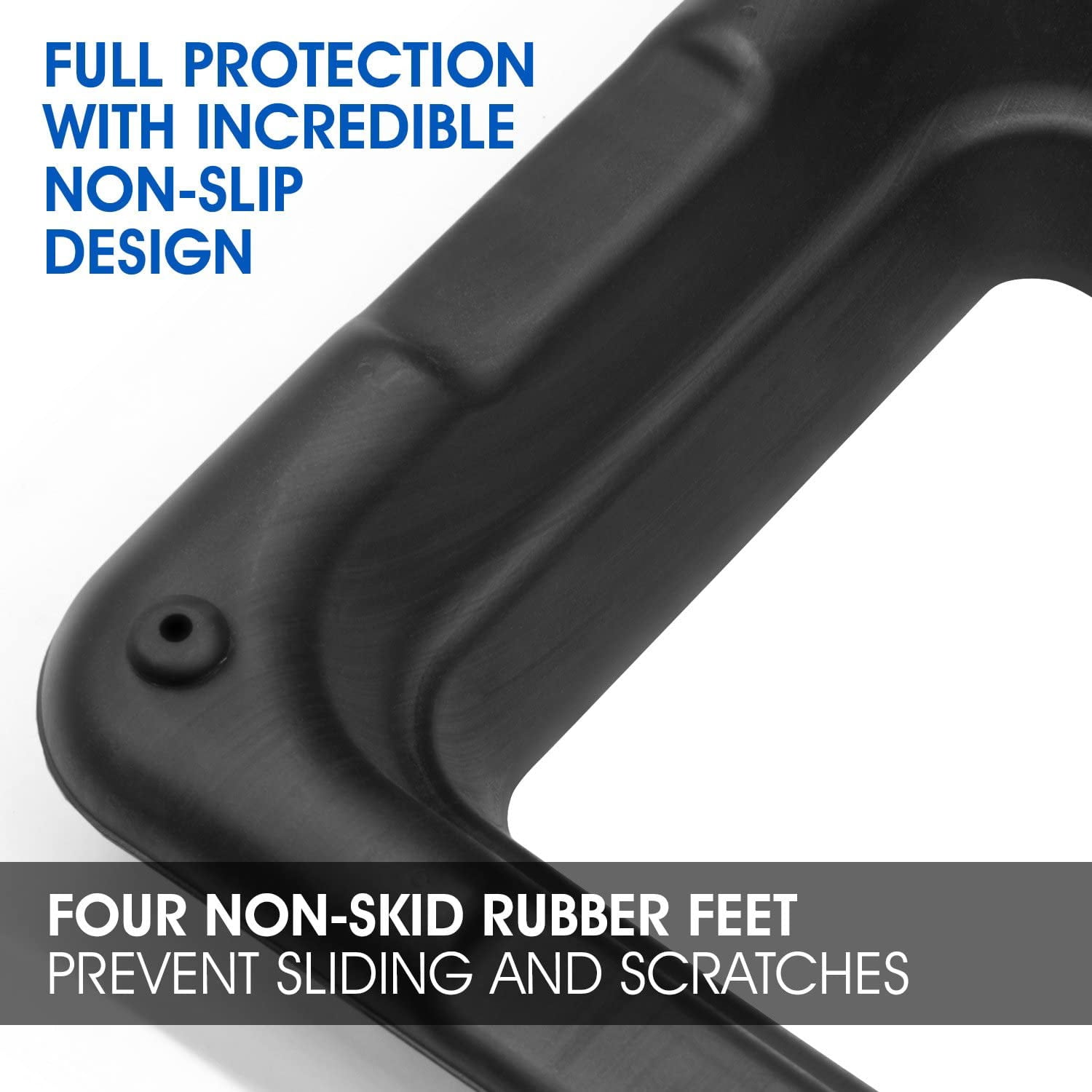 Yes4All Aerobic Risers for Step Platform - 16 x 16 x 2.2 in, Black (A pair)