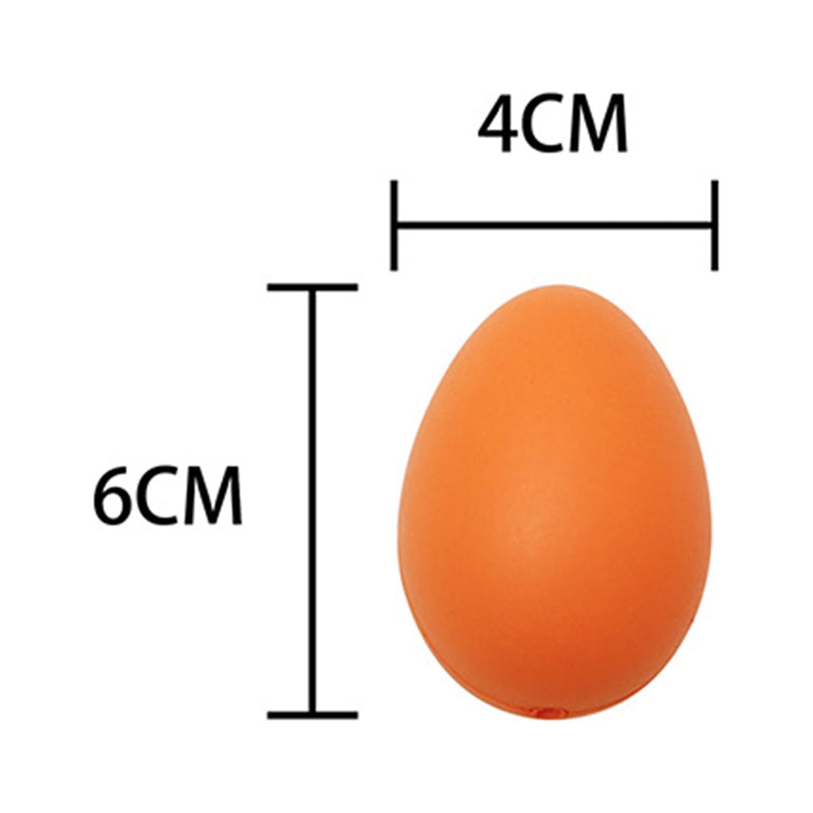 Opvise 1 Set Easter Eggs Random Color Smooth Surface Realistic Reusable 100 Pieces DIY Colorfast Create Atmosphere Easter Eggs Pendants Easter Supplies A