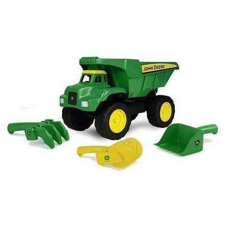 Dump Truck with Sand Toys John Deere 15 in. Big Scoop