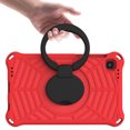 thumbnail image 5 of Kids Friednly Case for Samsung Galaxy Tab A7 Lite/T220/T225, EVA Foam Shoulder Strap Shockproof Protective Case with Pencil Holder Rotated Handle Bracket Stand Heat Dissipation Cover,Red, 5 of 8