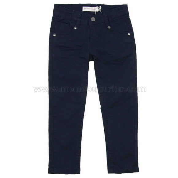 Deux par Deux Pantalons en Sergé Marine pour Garçons Tout-Terrain, Tailles 18M-6 - 3