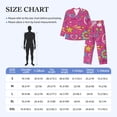 thumbnail image 6 of Bingfone Men'S Pajama Set 2 Piece Loungewear Pjs, Long Sleeve With Pajama Pants-Peace Love And Dove Flower Power, 6 of 9