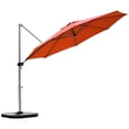 thumbnail image 3 of Patiojoy Parasol Déporté d'Extérieur 11 Pieds pour Patio avec Base Rouge Brique, 3 of 3