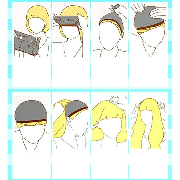 Hair Pretty Girls Front Fringe Extension Clip On Thin Piece Wig