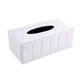 thumbnail image 2 of Caja de pañuelos rectangular de cuero sintético con tapa, soporte para servilletas de papel para baño, hogar, oficina, coche, decoración automotriz con base magnética., 2 of 6