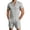 M10-Grey, variant on Rhoudy Men Pants Straight Leg Jumpsuit Short Sleeve Stand Collar Romper Piece Shorts Summer Outfit Fashion Mens Clothes S Yellow