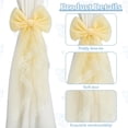 thumbnail image 4 of DIY 2 piezas de lazos de encaje para cortinas, lazos de encaje para cortinas, lazos de color limón, elegantes alzapaños para cortinas, para ventanas, oficinas, hoteles, decoración del hogar, 24 x 7,8, 4 of 6