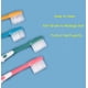 thumbnail image 4 of newrichbee 8 paquetes de cepillos de dientes para niños, extra suaves, encantadores ciervos, cepillos de dientes para niños de 2 a 8 años (rosa, naranja, azul y verde), 4 of 6