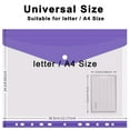 School Suppliespocket 12 Pack Plastic Envelopes Folders A4 11 Holes