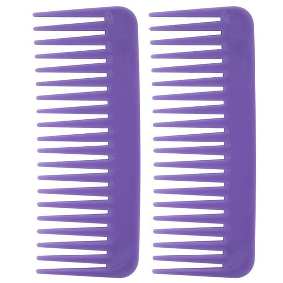 2 men's and women's durable wet or dry hair combs Women's wide tooth combs Hair styling combs