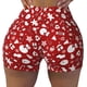 thumbnail image 2 of Fotbe Red Christmas Cheer. Shorts Sin Costuras – Shorts Deportivos de Cintura Alta para Mujer, Elásticos para Gimnasio, Yoga, Running o Ciclismo-Large, 2 of 8