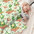 thumbnail image 4 of Cute Frog Mushroom Blanket Soft Fuzzy Flannel Plush Throw Blanket for Couch Sofa Bed Mushroom Decorative Blankets Funny Frog Mushrooms Gifts Blankets Swaddle Baby Kids Blanket All Season 60"x50", 4 of 6