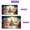 thumbnail image 5 of Merry Christmas Sphynx Santa Hat Xmas Tree Winter Holiday Indoor Rug Cat Lover Kitten Owner Gifts Idea Carpet Living Bed Room Sofa Home Decor - 01013, 5 of 5