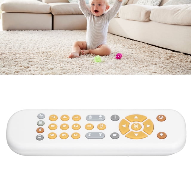 Baby TV Remote Control Toy, Simulated TV Remote Control Early Education and Brain Development for Infant Toddlers