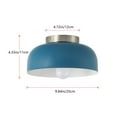 thumbnail image 7 of Modern Close to Ceiling Light Fixture, Blue Ceiling Lamp for Living Room Bedroom Kitchen Foyer, Vintage Semi Flush Mount Ceiling Light, 7 of 7