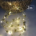 thumbnail image 1 of Cadena de Luz Eléctrica Inteprter LED Flexible de Plástico con Perla Artificial Oro 2M, 1 of 6