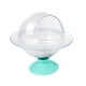 thumbnail image 4 of Baño de arena para hámster, transparente, extraíble, para animales pequeños, con base de succión Verde, 4 of 9