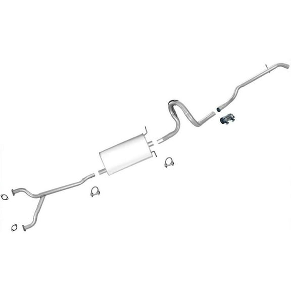 1995-97 Fits Lincoln Town Car 4.6L Single Exhaust Muffler Pipe System Gaskets