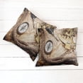 thumbnail image 2 of Ambesonne Vintage Throw Pillow Cover 2 Pack, Voyage Theme Lifestyle, 24", Cream, 2 of 6