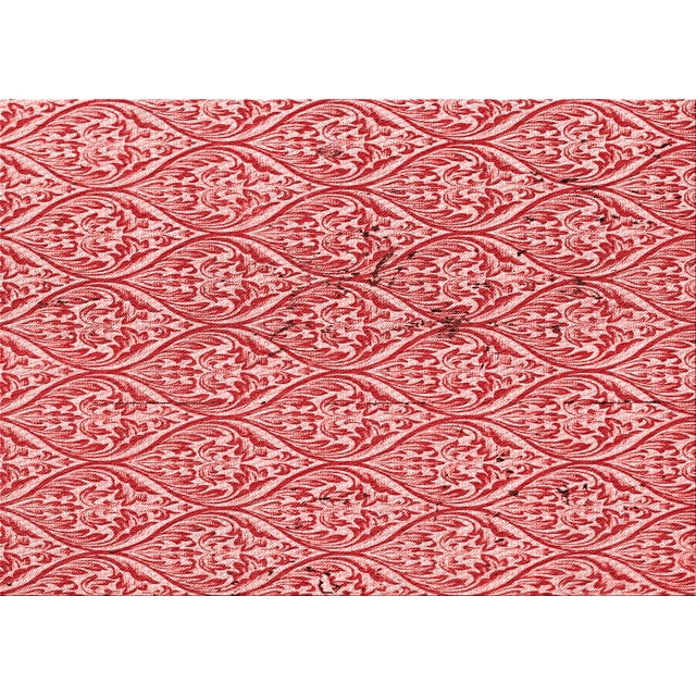 Ahgly Company Machine Washable Indoor Rectangle Transitional Pastel Pink Area Rugs, 8' x 10'