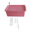 thumbnail image 3 of Colaxi 24 Sites Indoor Hydroponic Grow Set Indoor Cultivation Box Plant Site Hydroponic Set Hydroponic System Grow Boxes for Balcony Pink, 3 of 10