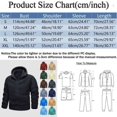 thumbnail image 3 of JHLZHS Men Jacket Male Winter Solid Color Plus Velvet Sweater Long Sleeve Hooded Warm Loose Jacket Fringe Jacket 459, 3 of 3