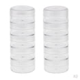 thumbnail image 1 of 20Storage Stackable Containers Clear Jars Cosmetic Samples Container Box, 1 of 8