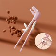 thumbnail image 5 of Dinosaur Training Chopsticks,2pcs Chopsticks For Kids ,Reusable Chopsticks Learning Chopstick Helper,Pink+Pink, 5 of 5