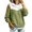 Army Green, variant on FAIWAD Women's Cold Shoulder Hoodie Color Block Long Sleeve Drawstring Pullover Sweatshirt Cutout Shoulder Casual Top