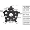 thumbnail image 5 of 23-en-1 Flocon de Neige Multi Outil - Multitool Poche Portable Flocon de Neige en Acier Inoxydable avec Plat / Phillips Tournevis Clé Ouvre-Bouteille Porte-Clés Multi-, 5 of 5
