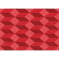 thumbnail image 1 of Ahgly Company Indoor Rectangle Patterned Red Area Rugs, 5' x 7', 1 of 6
