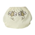 thumbnail image 2 of Kashmir Baby Charcoal Bamboo One Size Pocket Cloth Diapers 2 Pack Velcro Closure “Little Bee”, 2 of 3