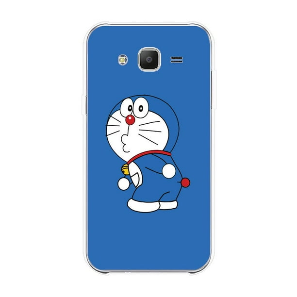 Samsung Galaxy J3 J5 J7 2015 2016 Funda De Silicona Suave TPU Carcasa Del Teléfono Doraemon
