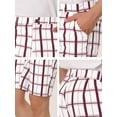thumbnail image 6 of INSPIRE CHIC Men's Plaid Shorts Checked Regular Fit Flat Front Dress Shorts, 6 of 6