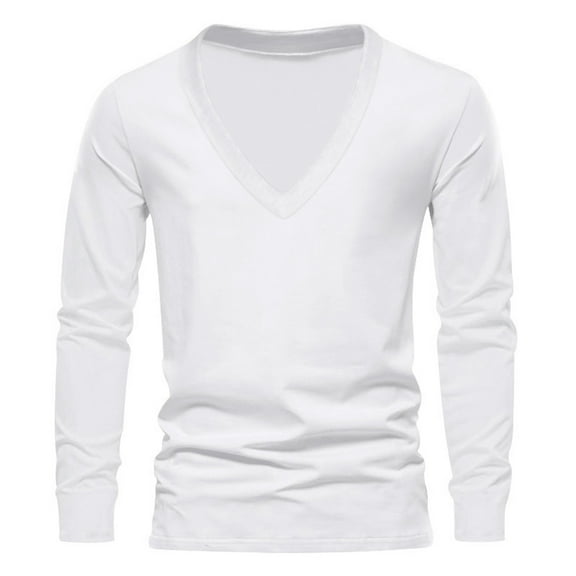 Men Blouses Neck Long Bulk Men T Shirts Long Sleeve Nightshirts S Tops Short Sleeve Summer Short Shirt Yoga Shirt Top 1 Slim T Mens Top Workout Glitter Slipper 2025 White 2XL