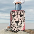 thumbnail image 4 of Uemuo Pink Cheetah Art Printed Washable Luggage Cover - Fashion Suitcase Protector Fits 18-32 Inch Luggage -Large, 4 of 9