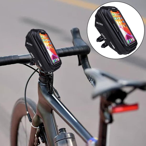 Soporte Para Móvil De Bicicleta Impermeable - Bolsa Para Manillar Con Funda De Lluvia, Para Smartphones 4,7-7"