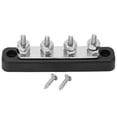 thumbnail image 2 of Power Distribution Block Bus Bar, DC 48V Low Resistance Power Distribution Junction Block 3/16in Corrosion   for Automobile, 2 of 7
