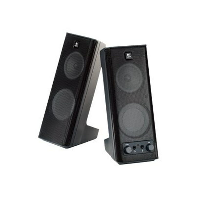 Devise kontroversiel undergrundsbane Logitech X-140 - Speakers - for PC - 5 Watt (total) - black - Walmart.com