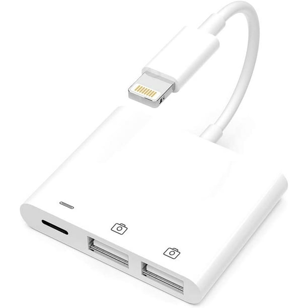 Apple Certified Lightning Male to USB Female Adapter OTG and Charger