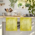 thumbnail image 4 of Boho Flowers Kitchen Towels Set of 3, Yellow Floral Vintage Bohemian Watercolor Absorbent Dish Towels for Kitchen, Microfiber Hand Towel, Quick Drying Tea Towel for Cleaning Decorative Dishcloths, 4 of 7