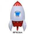 thumbnail image 6 of 3D Astronaut Foil Balloon Rocket Balloons Space Ballons For Boy Kids Astronauta Universe Series Outer Space Birthday Party Decor, 6 of 10