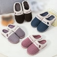 thumbnail image 2 of ZTTD Ladies Home Warm Cotton Slippers Winter Home Cotton Slippers Fashion Cute Printing Warm Slippers Casual Home Shoes Pink, 2 of 9