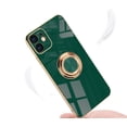 thumbnail image 1 of Phone Case for Iphone 14 15 plus pro max Finger Ring Bracket Car Magnetic Absorber Phone Case, 1 of 4