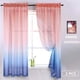 thumbnail image 2 of Autumn Clearance Minimalist Gradient Window Screen Bedroom Living Room Non Perforated Finished Screen Curtain, 2 of 6