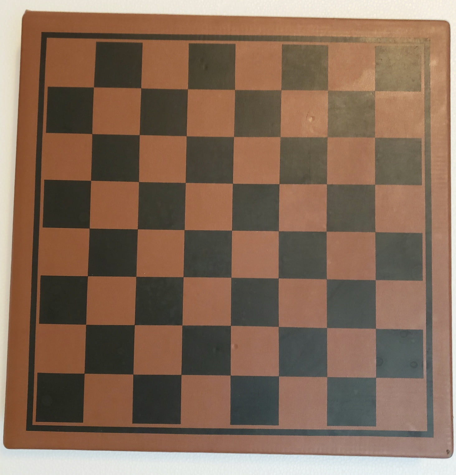 Sterling Games Leatherette CHESS Set - Features 3 inch King with 1.5" Squares - Exquisite Leatherette Chess Board 15"x15"  - Interior Compartment Stores Pieces