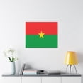 thumbnail image 6 of Burkina Faso Country Flag Canvas Vibrant Wall Art Unframed Home Decor, 6 of 13