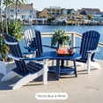 thumbnail image 4 of Amish-Made HDPE Poly Fanback Adirondack Chair, Amish Made in USA (Weatherwood), 4 of 9