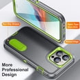 thumbnail image 3 of Étui Support Rigide Hybride Double Ultra Protecteur Anti-Rayures avec Pare-Chocs avant pour iPhone 14 Pro 6,1 Pouces, 3 of 7